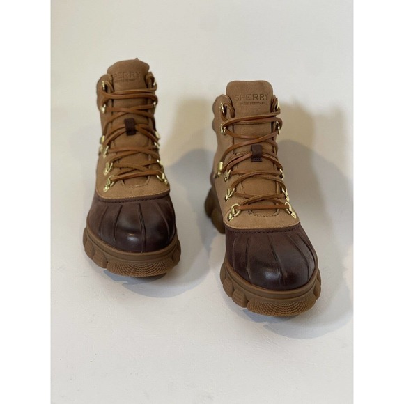 SPERRY THE SUMMIT BOOT, LEATHER, BROWN. WOMENS SZ 8.5 NWT. RETAIL $130 - Picture 1 of 11